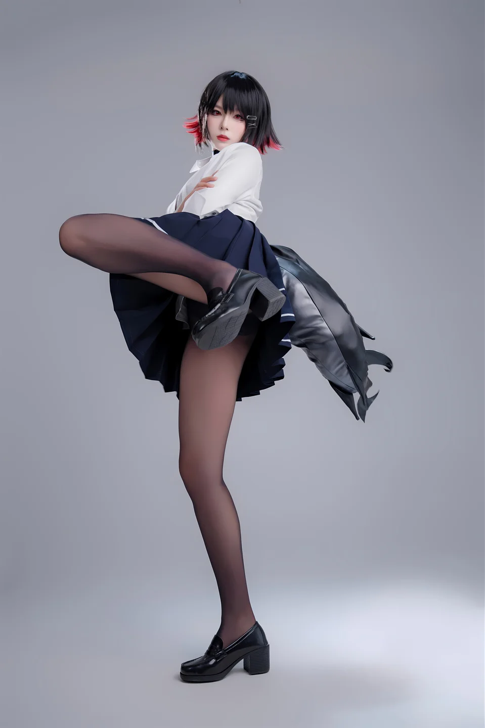 轩萧学姐 - JK鲨鱼妹 [100P,1V-549MB] tg@simisebaisi 【丝足阁】016.webp